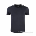 Camiseta de camiseta de calidad para hombres de verano camisetas reflectantes reflectantes